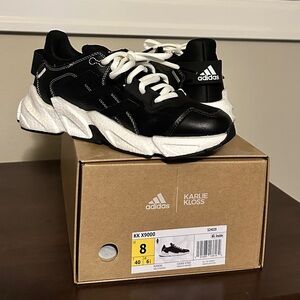 New in Box Karlie Kloss Adidas Women's Black and White Sneakers